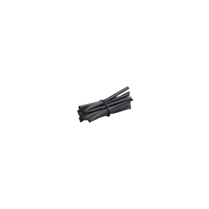 Tubo Termoencogible (Termofit) Negro de 1.2 m, 1/8" de Diámetro, Reduce de 2:1, Poliolefina.