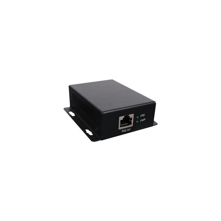 Inyector PoE Industrial / Ideal para Aplicaciones Solares / Entrada 9-32 Vcc / Salida PoE pasivo 24V / Conexión plug