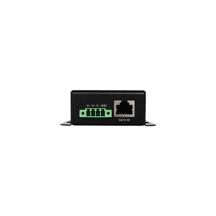 Inyector PoE Industrial / Ideal para Aplicaciones Solares / Entrada 9-32 Vcc / Salida PoE pasivo 24V / Conexión plug