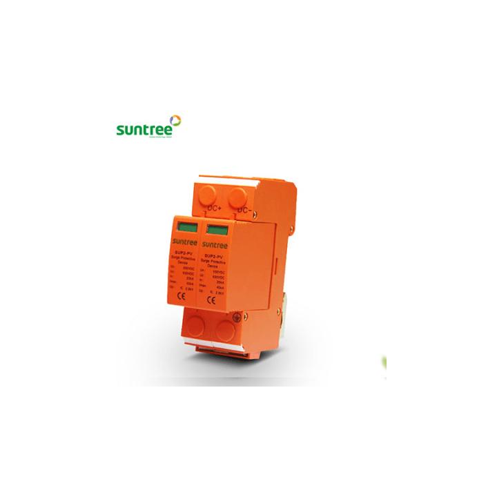 Protector de Descargas Atmosféricas, Diseñado Para Sistemas Fotovoltaicos, Uso en Corriente Directa, 600 Vcc 2 Polos.