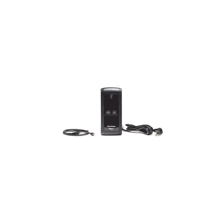 UPS de 1000 VA/600 W, Topología Línea Interactiva, Entrada 120 Vca NEMA 5-15P, Tipo Mini Torre, Con 9 Tomas NEMA 5-15R