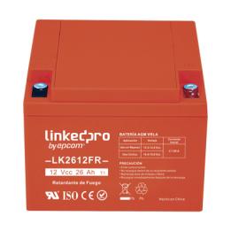 Batería 12 V / 26 Ah / UL / Tecnología AGM-VRLA / Vida útil promedio de 5 años / Retardante a la Flama / Para uso
