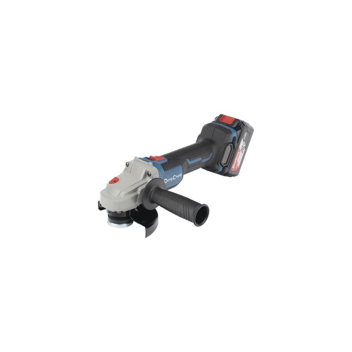 Amoladora Angular de 20Vcc, Disco de 4-1/2 in, Incluye 2 Baterías de 4.0Ah, Cargador y Estuche