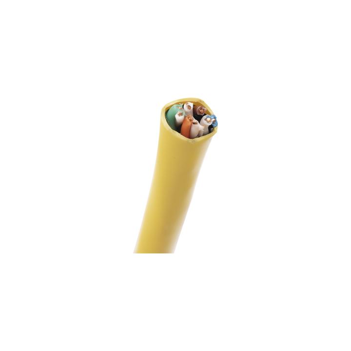 Bobina de Cable UTP de 4 Pares, Vari-MaTriX HD, Cat6A, 23 AWG, CMR (Riser), Color Amarillo, 305 Metros (1000 Pies)