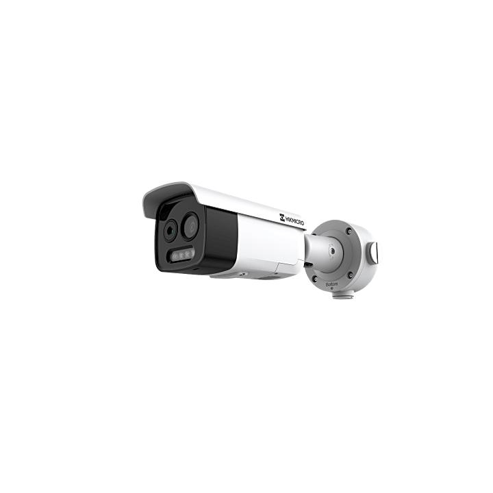HIKMICRO Cámara Bala IP Térmica y Óptica Dual / Análisis de Video (VCA 3.0) para Protección Perimetral /