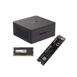 Kit / Mini PC NUC Barebone / Core i5 -1340P (13 Gen) / WiFi 6 y 2.5 GbE / Bluetooth / 16 GB RAM / 512 GB SSD / Sin S.O.