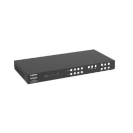 Switch de Video Matrix 4x4 HDMI 2.0 | 18Gbps Ancho de Banda | 4K2K@60Hz Resolución | 4 Entradas 4 Salidas HDMI | Audio
