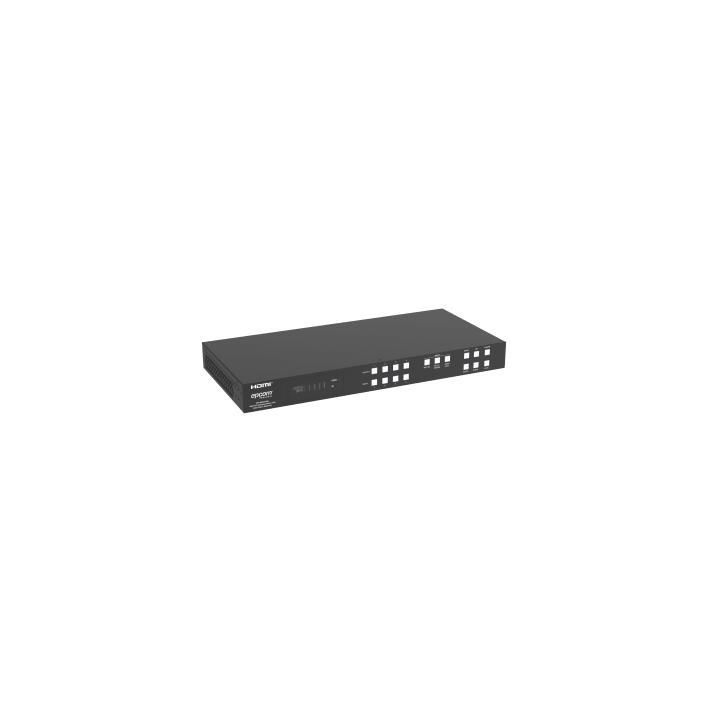 Switch de Video Matrix 4x4 HDMI 2.0 | 18Gbps Ancho de Banda | 4K2K@60Hz Resolución | 4 Entradas 4 Salidas HDMI | Audio