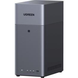 NAS UGREEN NASync DH2300 / Procesador RK3576 / 4GB  / 32GB eMMC / 2 Bahías SATA / JBOD-Basic-RAID 0-RAID 1 / Puerto