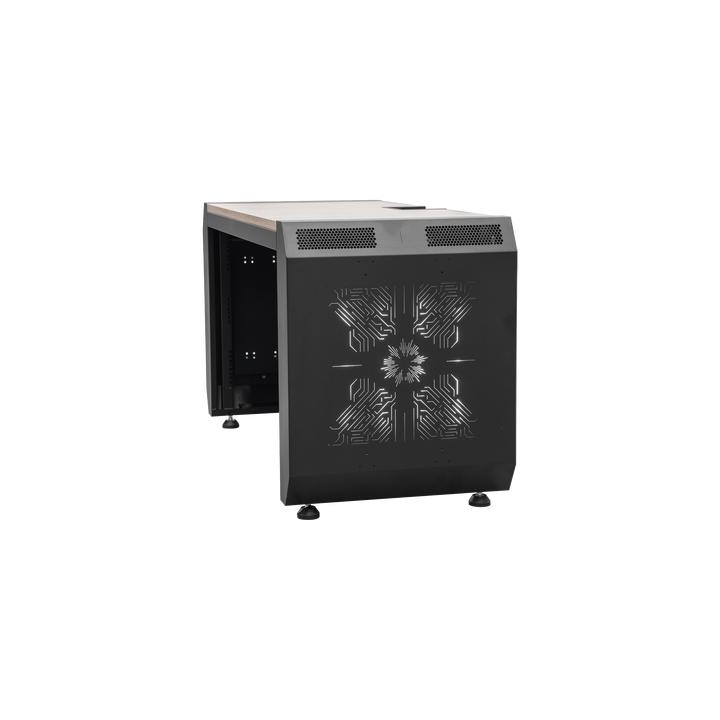 Consola Profesional para Monitoreo o Computo | Ranura para Base de Monitores | Microperforaciones | Luces LED