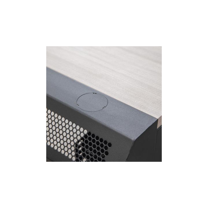 Consola Profesional para Monitoreo o Computo | Ranura para Base de Monitores | Microperforaciones | Luces LED