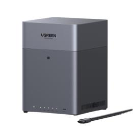 NAS UGREEN NASync DH4300PLUS  / 4 Bahías SATA / Procesador RK3588C 8 GB RAM / 2.5GbE Puerto / HDMI 4K / USB 3.2 Type-C