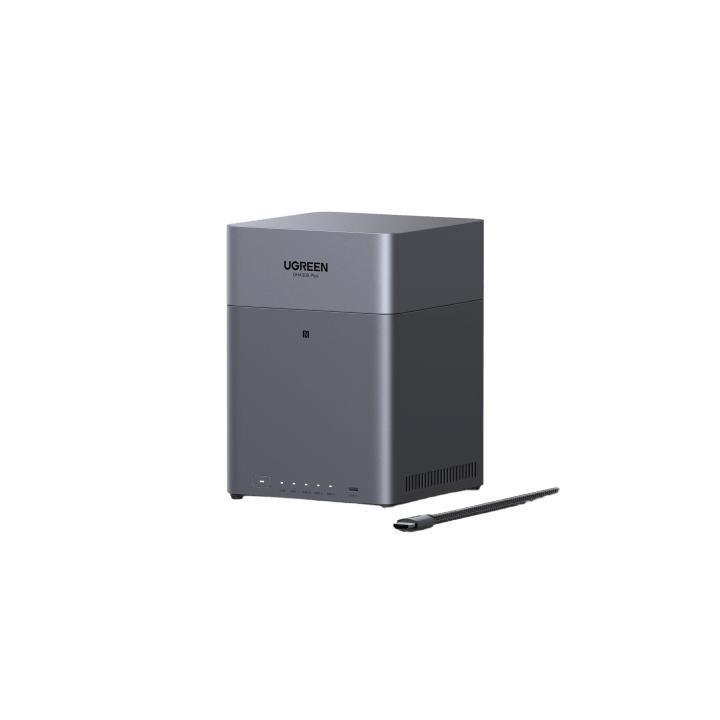 NAS UGREEN NASync DH4300PLUS  / 4 Bahías SATA / Procesador RK3588C 8 GB RAM / 2.5GbE Puerto / HDMI 4K / USB 3.2 Type-C