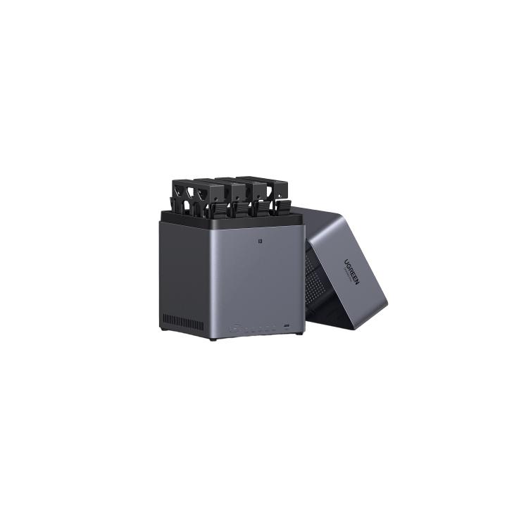 NAS UGREEN NASync DH4300PLUS  / 4 Bahías SATA / Procesador RK3588C 8 GB RAM / 2.5GbE Puerto / HDMI 4K / USB 3.2 Type-C