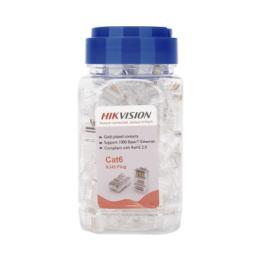 Bote con 100 Piezas de Plug Modular RJ45 / Cat 6 / Chapado en Oro a 15 Micras / Sin Blindaje / Facil Instalación / Uso