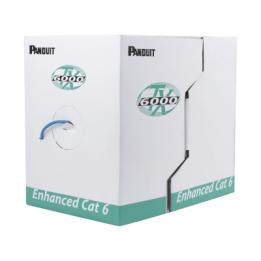 Bobina de Cable UTP 305 Metros (1000 Pies) de Cobre, TX6000™ PanNet, Reelex, Azul, Categoría 6 Mejorado (23 AWG),
