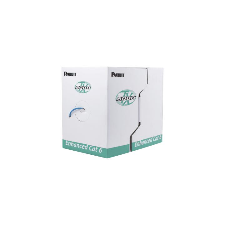 Bobina de Cable UTP 305 Metros (1000 Pies) de Cobre, TX6000™ PanNet, Reelex, Azul, Categoría 6 Mejorado (23 AWG),