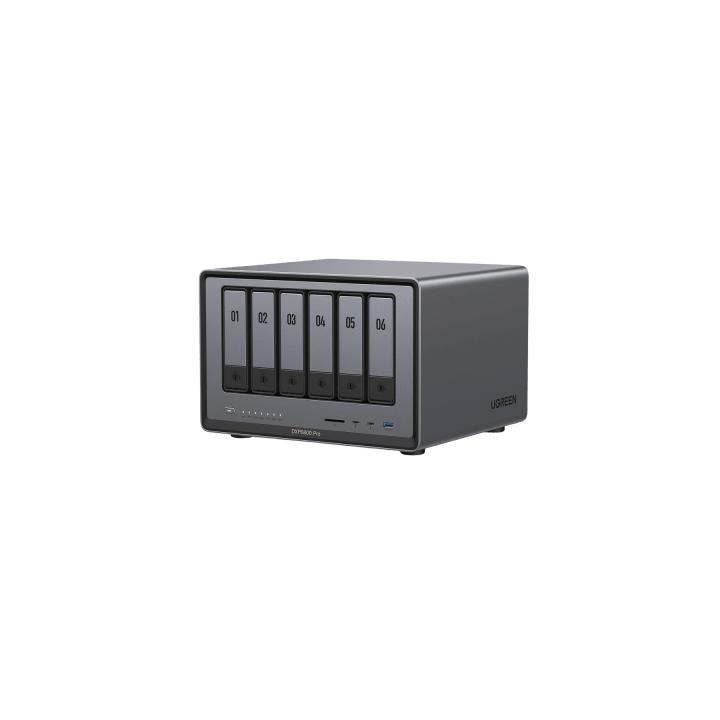 NAS UGREEN NASync DXP6800 Pro / Intel Core i5-1215U 10 Núcleos / 6 Bahías SATA + 2 M.2 NVMe / 2 Puertos Thunderbolt 4