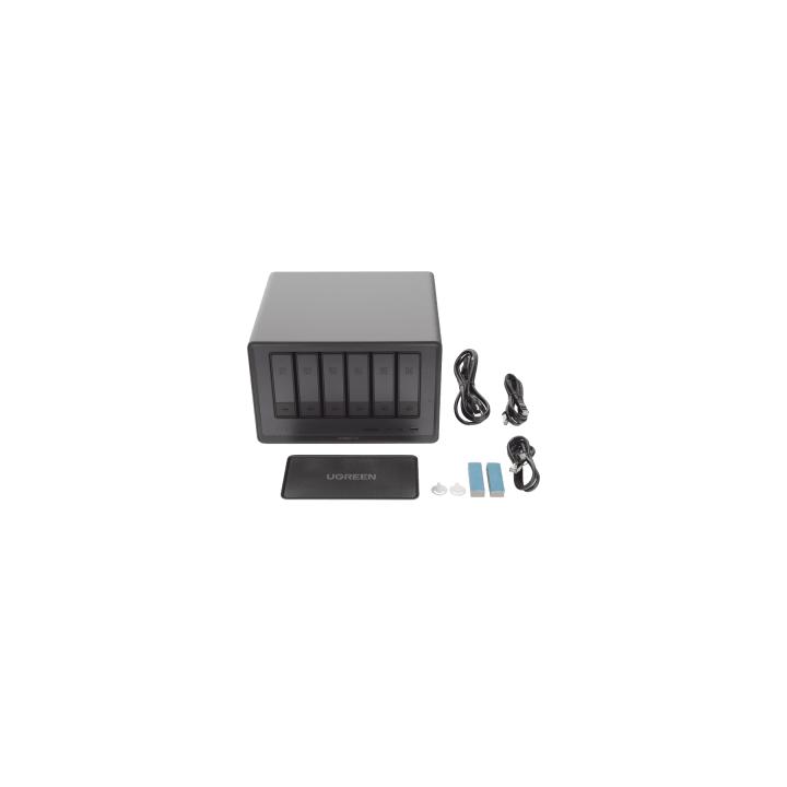 NAS UGREEN NASync DXP6800 Pro / Intel Core i5-1215U 10 Núcleos / 6 Bahías SATA + 2 M.2 NVMe / 2 Puertos Thunderbolt 4