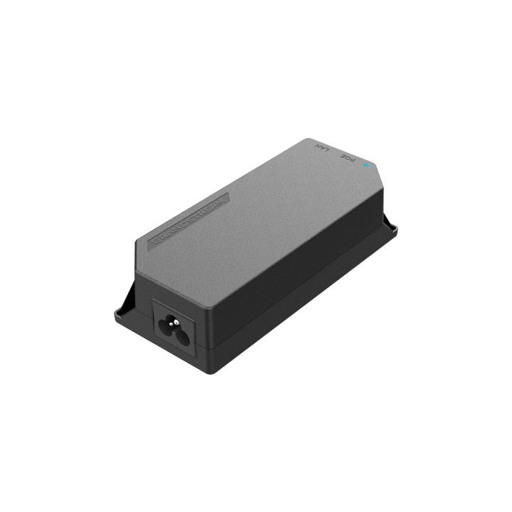 PoE Injector Grandstream 30W MultiGigabit / Compatible con IEEE 802.3af/at / 1x 2.5Gbps RJ45 LAN IN / 1x 2.5Gbps RJ45