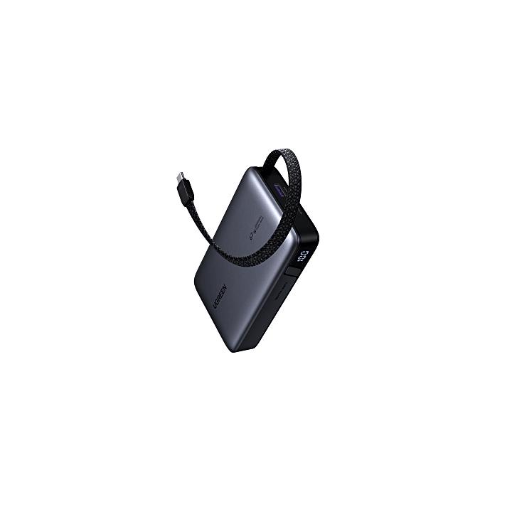 Cargador Rápido GaN 65W 2C1A / Tecnología GaN / Puerto USB-C 65W Max PPS / Puerto USB-A 22.5W Max / Protecciones