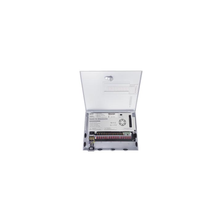 Fuente / 11-15 V / 18 canales / 20 A / Alta tecnología en seguridad / Doble ventilador / Hasta 1.8 Amperes por Salida