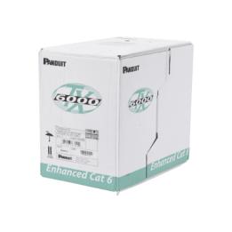 Bobina de Cable UTP 305 Metros (1000 Pies) de Cobre, TX6000? PanNet, Reelex, Gris Internacional, Categoría 6 Mejorado