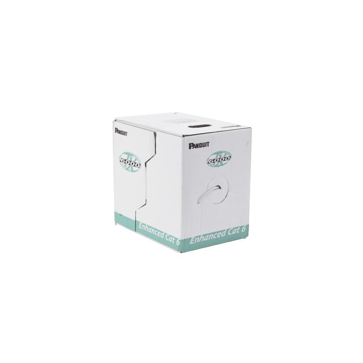 Bobina de Cable UTP 305 Metros (1000 Pies) de Cobre, TX6000? PanNet, Reelex, Gris Internacional, Categoría 6 Mejorado