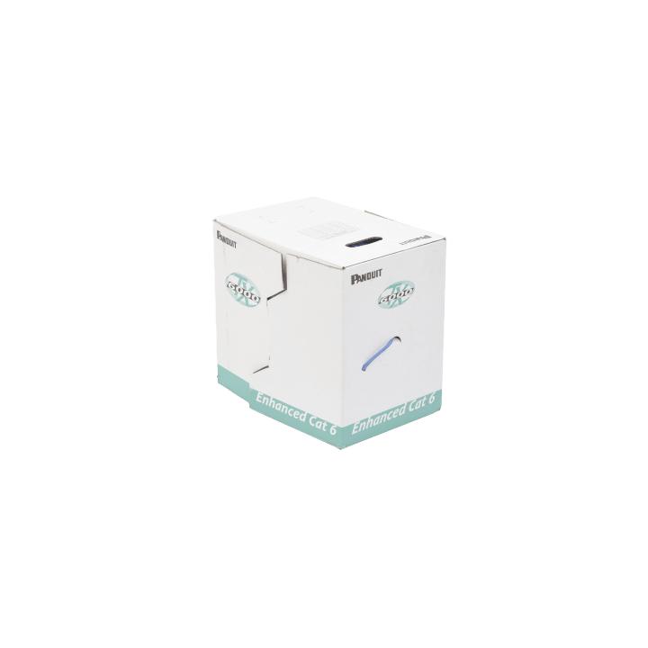 Bobina de Cable UTP 305 Metros (1000 Pies) de Cobre, TX6000™ PanNet, Reelex, Azul, Categoría 6 Mejorado (23 AWG),