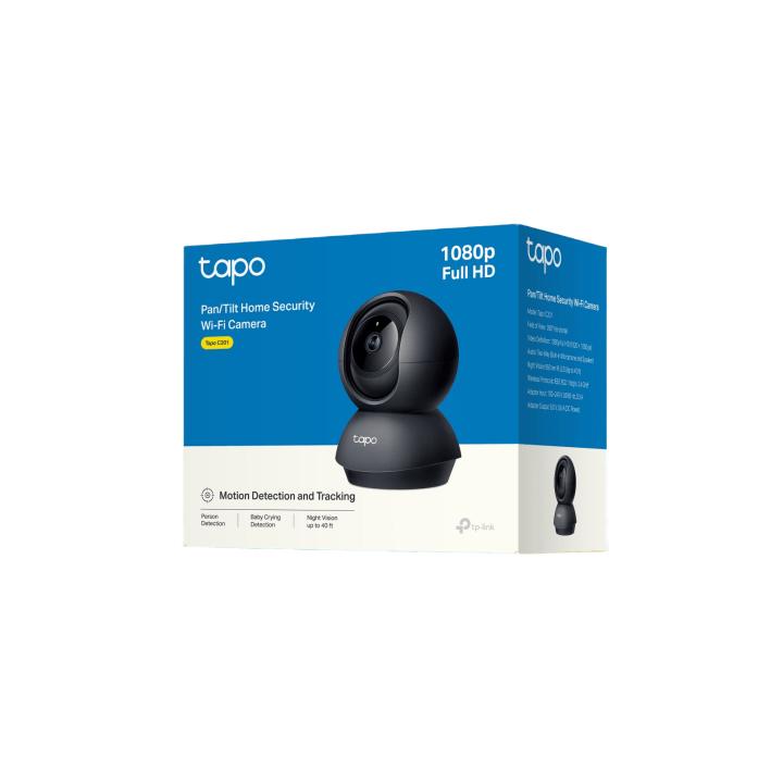 Cámara de Seguridad Interior Wi-Fi 360°, 1080p Full HD, Visión Nocturna 12 m, Detección IA Personas y Llanto de