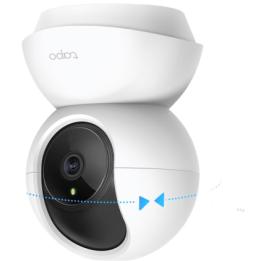 Cámara de Seguridad Wi-Fi Pan/Tilt, 2K Definition, Visión Nocturna 30 pies, 360° Horizontal, 114° Vertical,