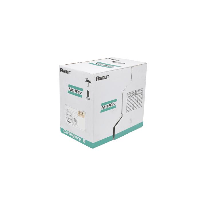 Bobina de Cable UTP 305 Metros (1000 Pies) de Cobre, NetKey, Azul, Categoría 5e (24 AWG), PVC (CM), de 4 Pares