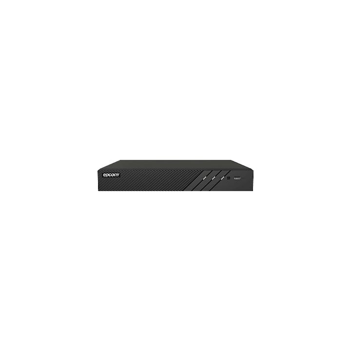 DVR 4 Canales 4K TURBOHD + 4 Canales IP / 8 Megapixel (4K) / Audio Bidireccional por Coaxitron / ACUSENSE  / 1 Bahía