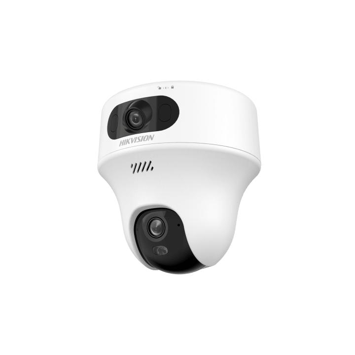 Turret PT 6 Megapixel / Doble Lente (2.8 mm y 4 mm) / Dual Light (10 mts IR + 10 mts Luz Blanca) / Wi-Fi / Interior /