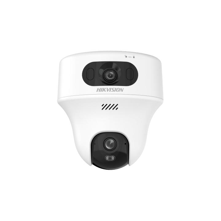 Turret PT 6 Megapixel / Doble Lente (2.8 mm y 4 mm) / Dual Light (10 mts IR + 10 mts Luz Blanca) / Wi-Fi / Interior /