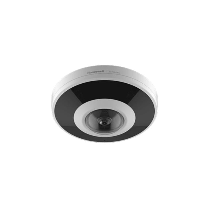 Cámara Fisheye 35 Series 6MP / 12MP / Visión 180° / WDR 120 dB / IR 20 mts / IP67 IK10 / H.265 HEVC / Audio