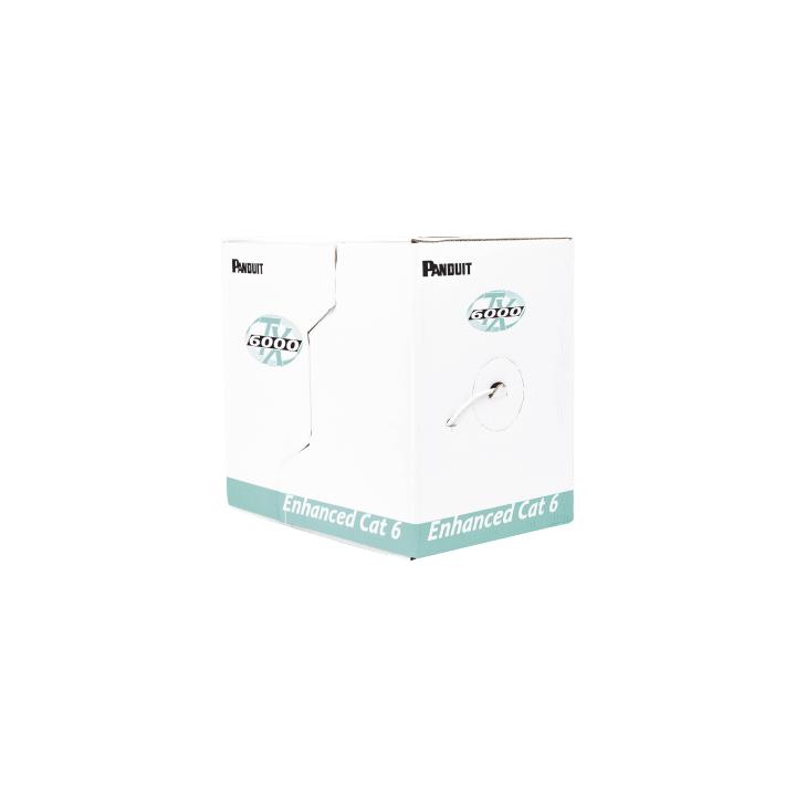 Bobina de Cable UTP 305 Metros (1000 Pies) de Cobre, TX6000™ PanNet, Reelex, Gris, Categoría 6 Mejorado (23 AWG),