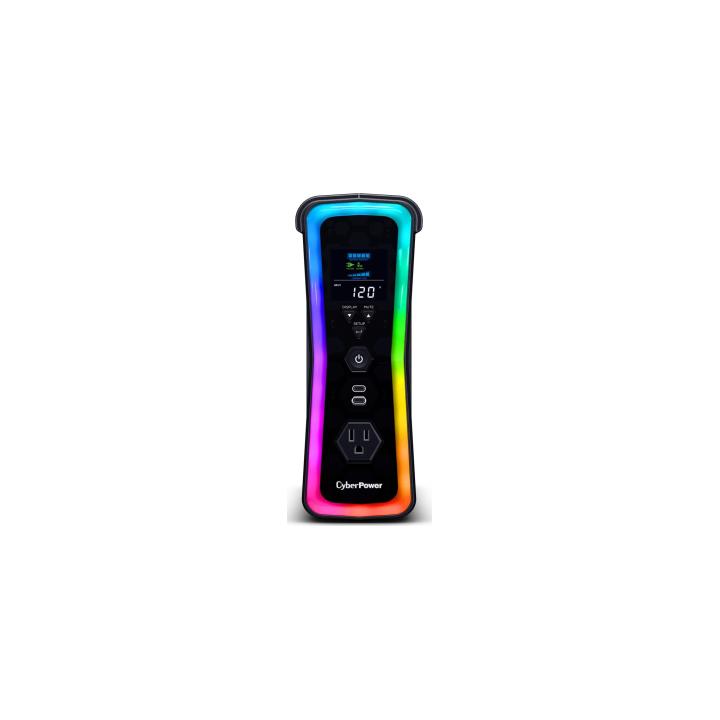 UPS Gamer de 1500 VA/1000 W, Topología Línea Interactiva, Entrada 120 Vca  NEMA 5-15P, y 13 Salidas NEMA 5-15R,