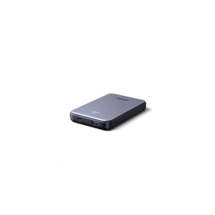 Banco de Energía Portátil 10000mAh / 20W Máximo / Puerto USB-C PD3.0 PPS / Puerto USB-A 22.5W / Batería Polímero