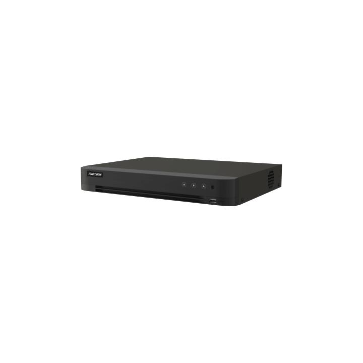 DVR 16 Canales TURBOHD + 8 Canales IP / 5 Megapixel Lite - 3K Lite / Audio de Dos Vías por Coaxitron / Reconocimiento