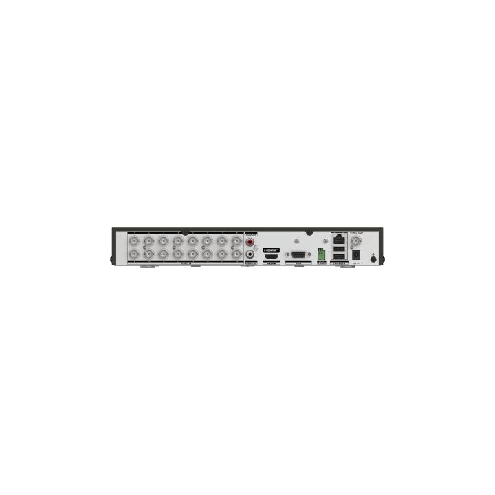 DVR 16 Canales TURBOHD + 8 Canales IP / 5 Megapixel Lite - 3K Lite / Audio de Dos Vías por Coaxitron / Reconocimiento