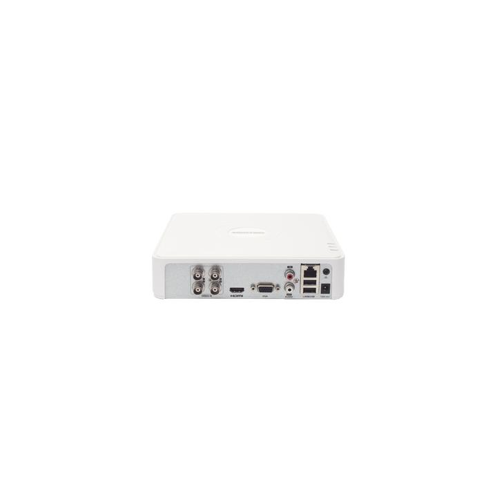DVR 4 Canales TurboHD + 1 Canal IP / 2 Megapixel (1080p) Lite / Acusense Lite (Evita Falsas Alarmas) / Audio por