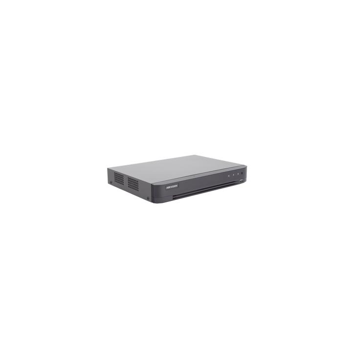 DVR 8 Canales TURBOHD + 4 Canales IP / 5 Megapixel Lite - 3K Lite / Audio de Dos Vías por Coaxitron / Reconocimiento