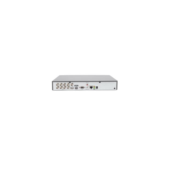 DVR 8 Canales TURBOHD + 4 Canales IP / 5 Megapixel Lite - 3K Lite / Audio de Dos Vías por Coaxitron / Reconocimiento