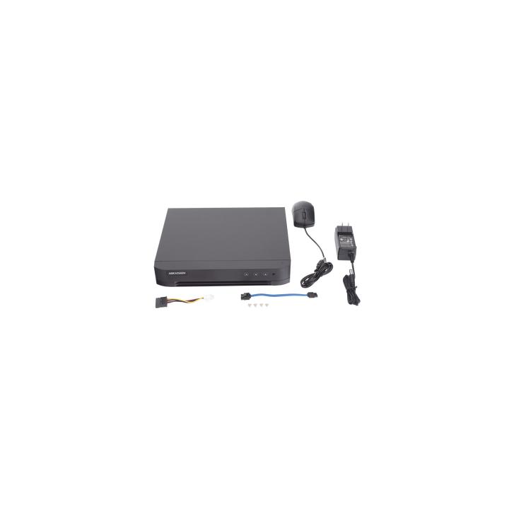 DVR 8 Canales TURBOHD + 4 Canales IP / 5 Megapixel Lite - 3K Lite / Audio de Dos Vías por Coaxitron / Reconocimiento