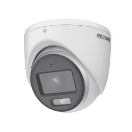 [ColorVu] Turret TURBOHD 3K (5 Megapixel) / Lente 2.8 mm / Micrófono Integrado / Imagen a Color 24/7 / 20 mts Luz