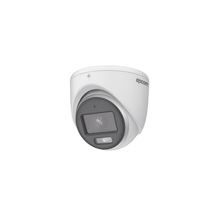[ColorVu] Turret TURBOHD 3K (5 Megapixel) / Lente 2.8 mm / Micrófono Integrado / Imagen a Color 24/7 / 20 mts Luz