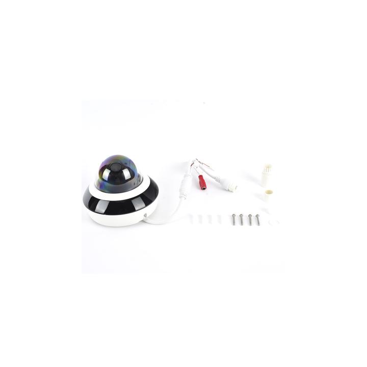 Mini Domo PTZ IP 4 Megapixel / 4X Zoom / H.265+ / 20 mts IR EXIR / WDR 120dB / PoE / IK10 / Exterior IP66 / Ultra Baja