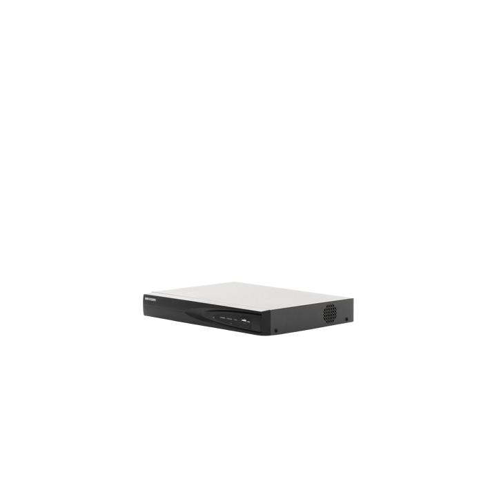 NVR 8 Megapixel (4K) (Compatible con Cámaras ACUSENSE) / 4 canales IP / 4 Puertos PoE+ / 1 Bahía de Disco Duro /