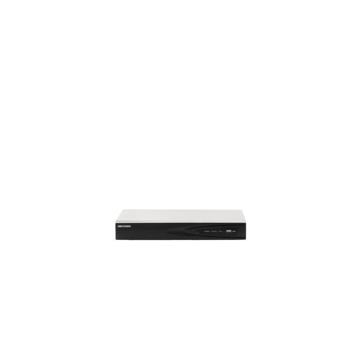 NVR 8 Megapixel (4K) (Compatible con Cámaras ACUSENSE) / 4 canales IP / 4 Puertos PoE+ / 1 Bahía de Disco Duro /